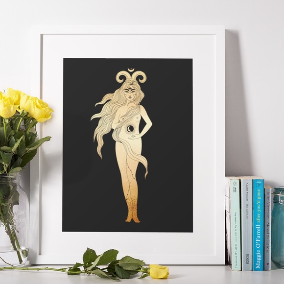 Aries Zodiac Sign Wall Art Print Poster Unframed - Picture 4 of 5